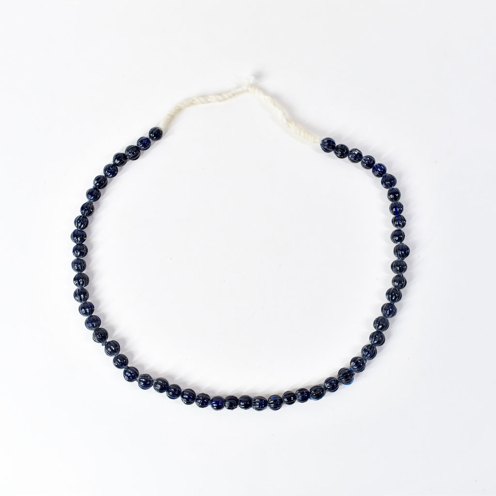 Glass Blue Trade Beads India