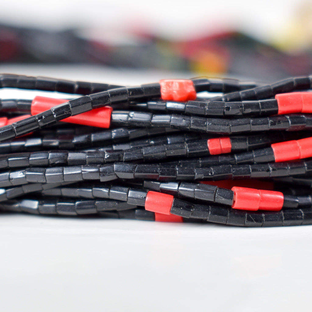 Baule Tamba Black Bead Necklace