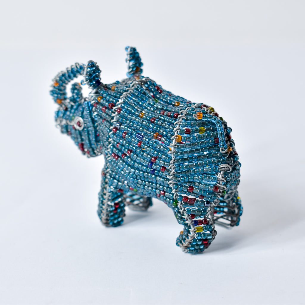 Zulu Beaded Wire Rhinoceros South Africa