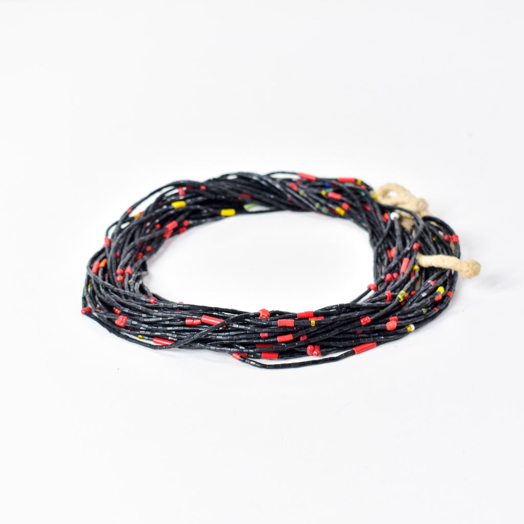 Baule Tamba Black Bead Necklace