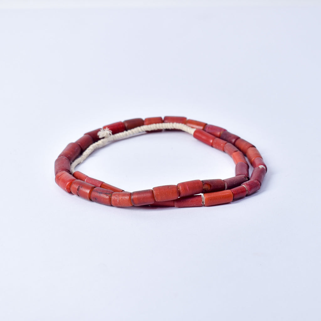 Cornaline d'Aleppo Venetian Trade Beads 30 inch