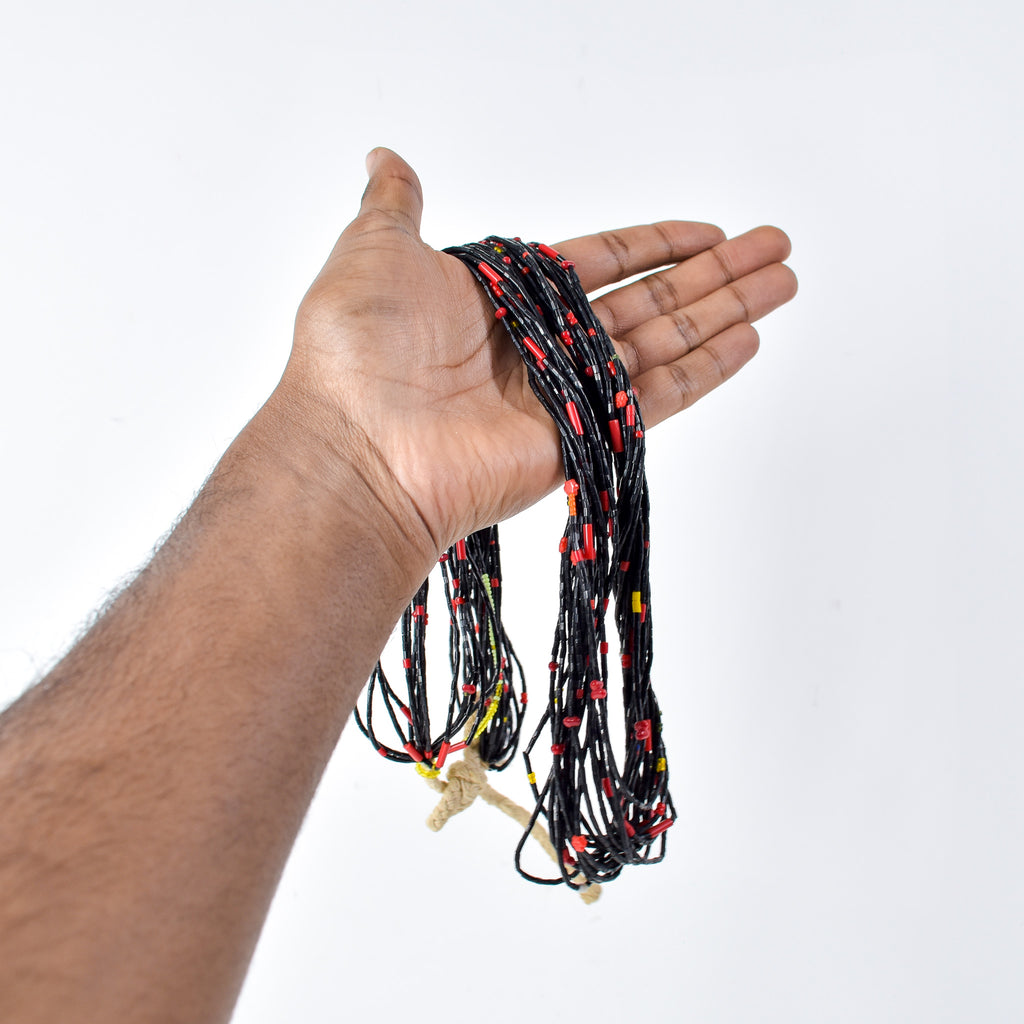 Baule Tamba Black Bead Necklace