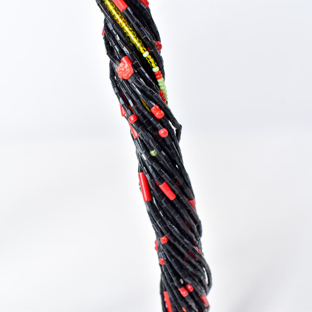 Baule Tamba Black Bead Necklace