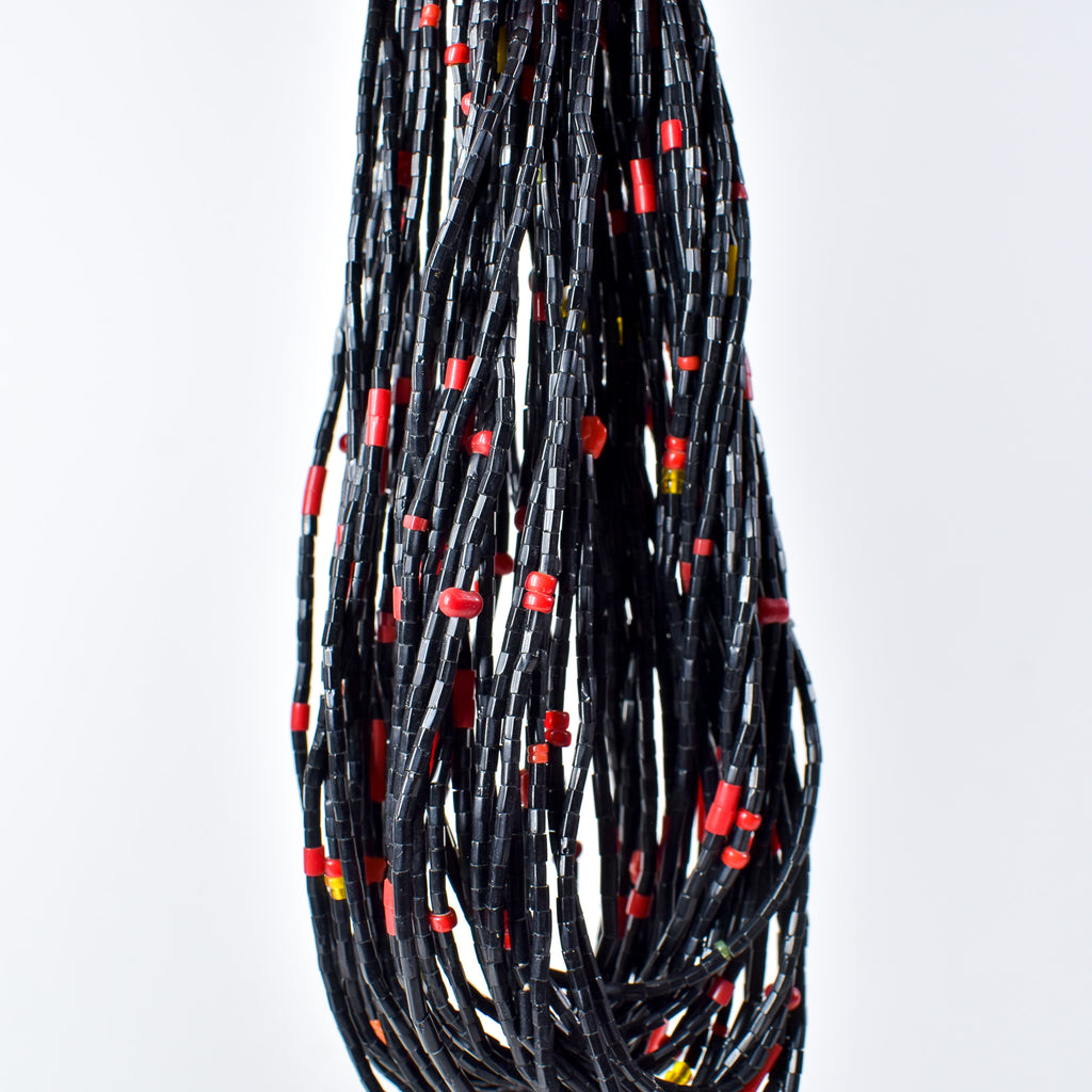 Baule Tamba Black Bead Necklace