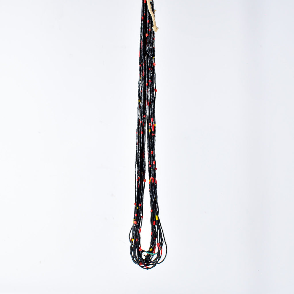 Baule Tamba Black Bead Necklace
