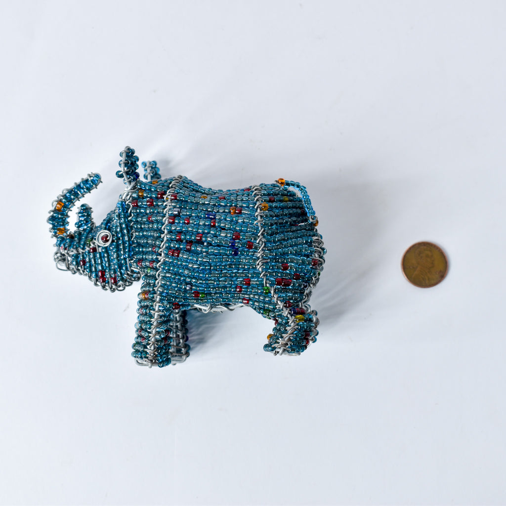 Zulu Beaded Wire Rhinoceros South Africa