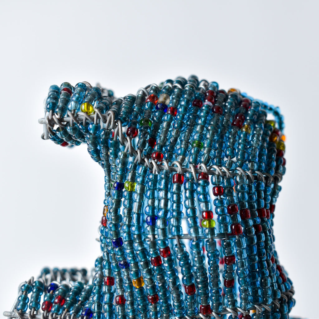 Zulu Beaded Wire Rhinoceros South Africa
