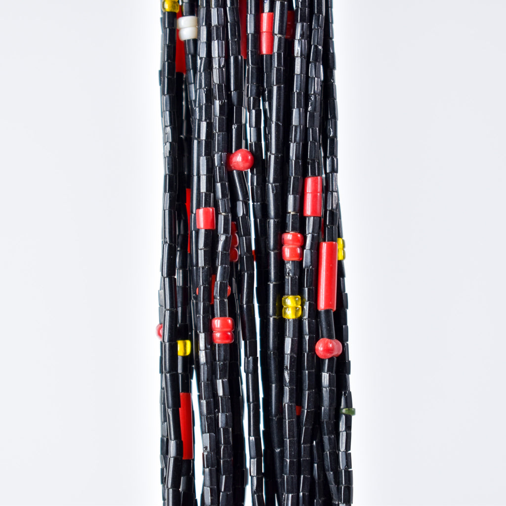 Baule Tamba Black Bead Necklace