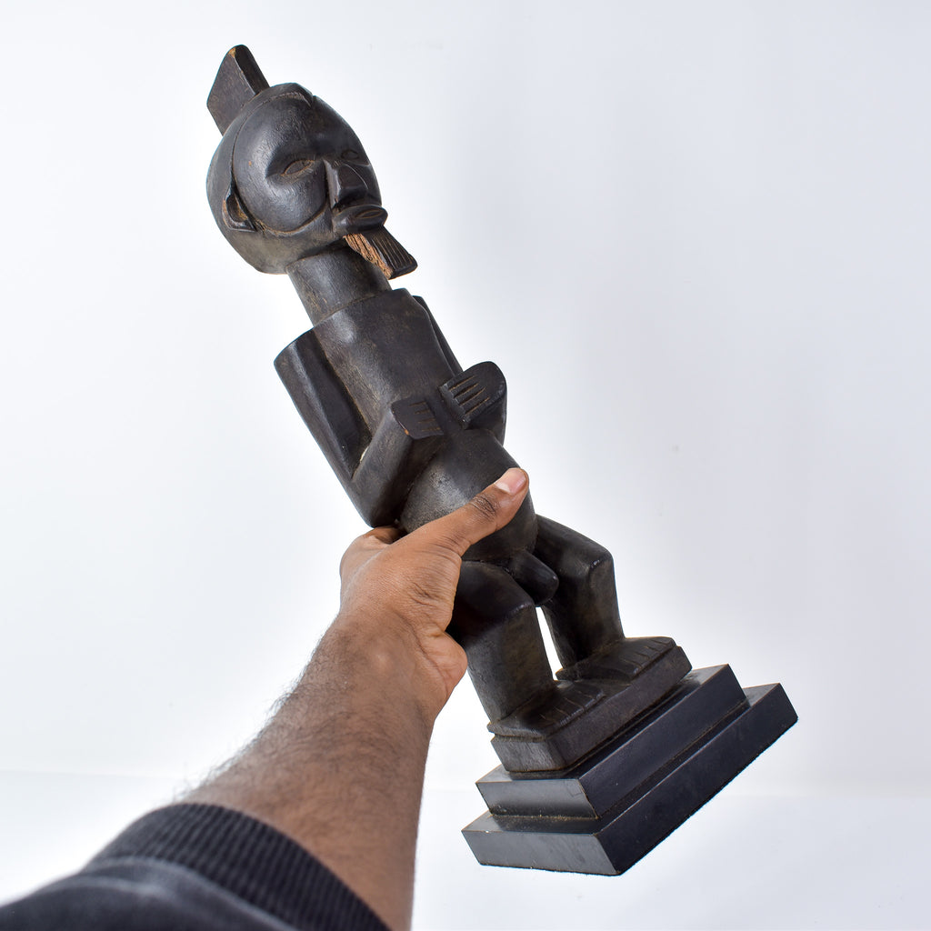Yaka Wood Figure on Custom Base Congo