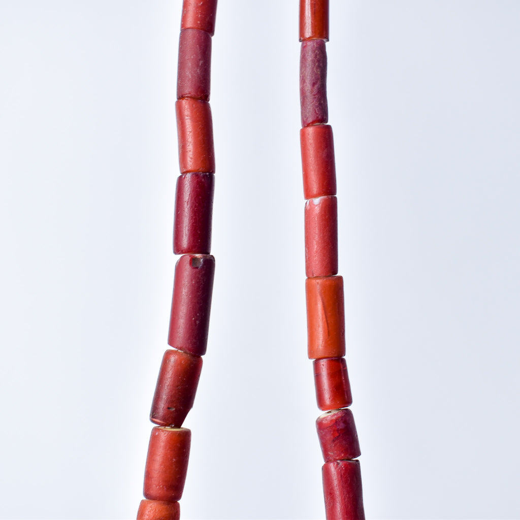 Cornaline d'Aleppo Venetian Trade Beads 30 inch