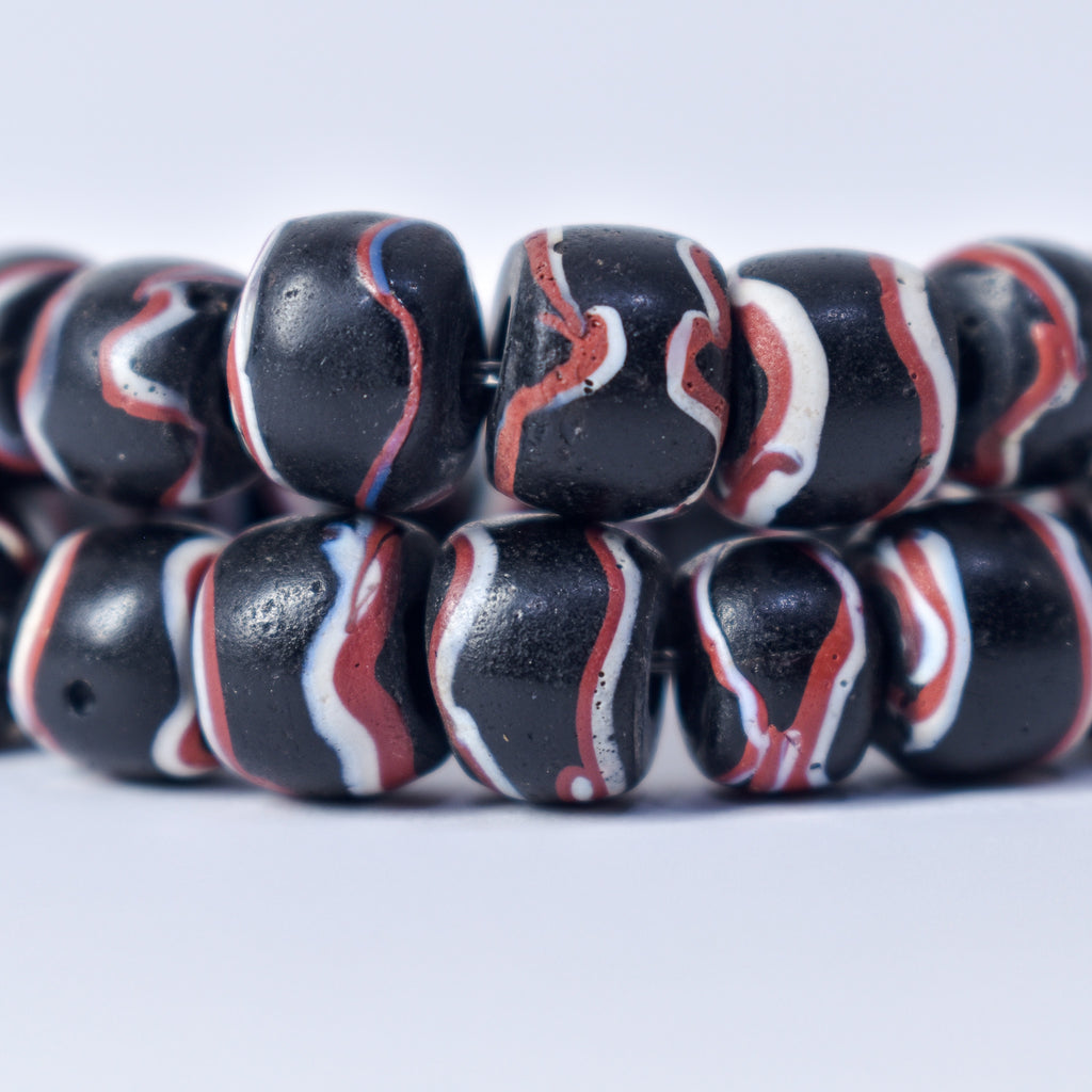 Rattlesnake Venetian Trade Beads