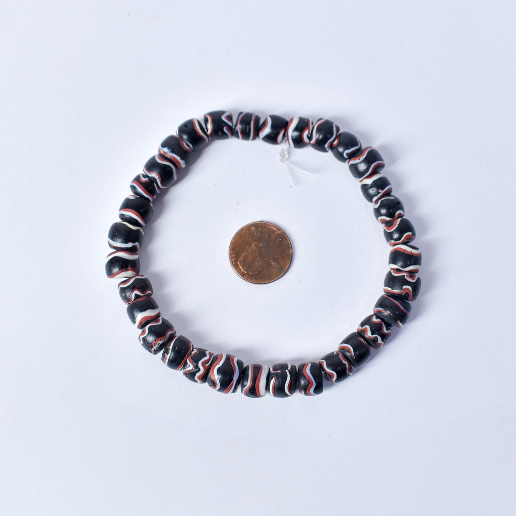 Rattlesnake Venetian Trade Beads