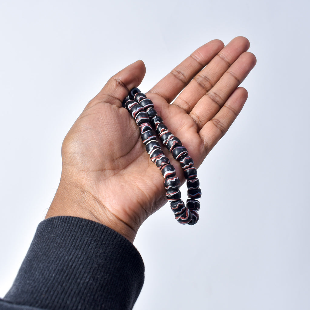 Rattlesnake Venetian Trade Beads