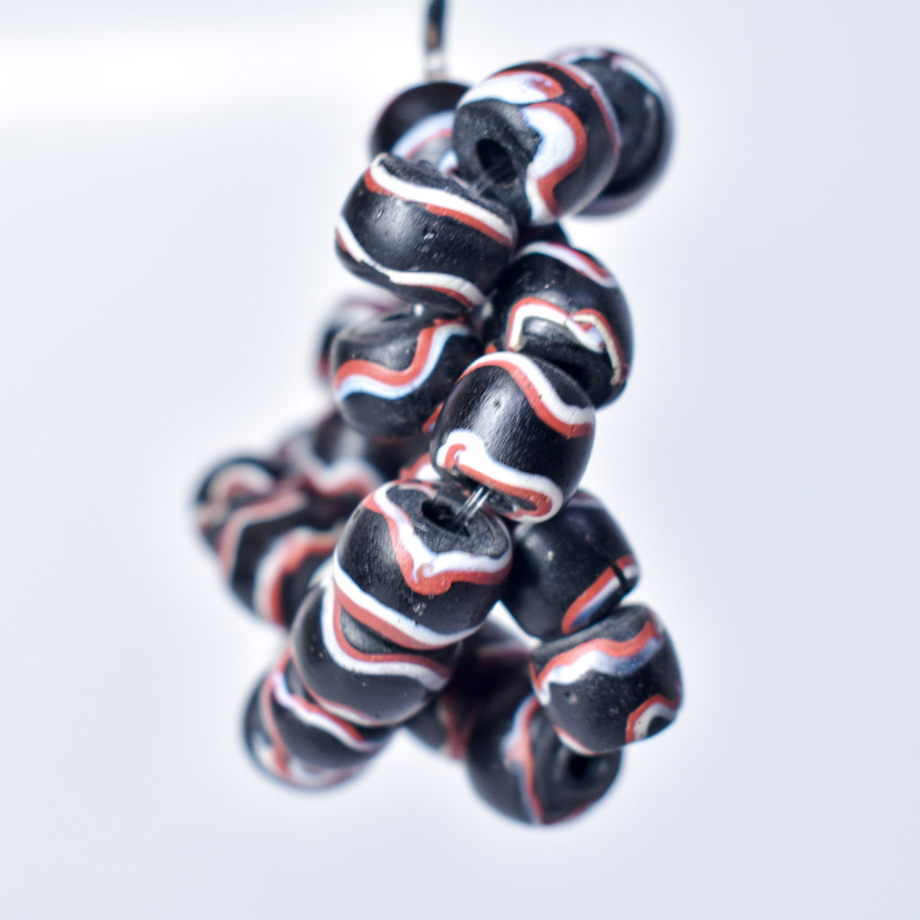 Rattlesnake Venetian Trade Beads