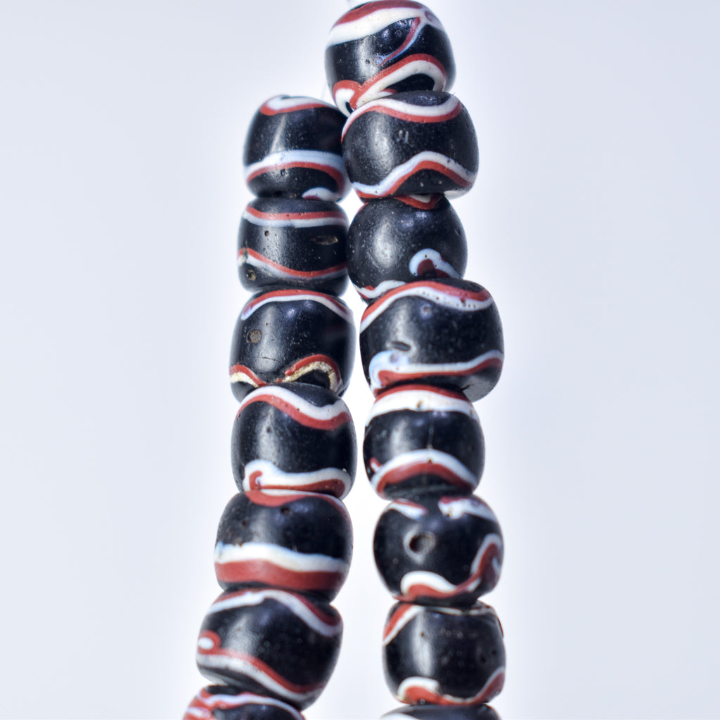 Rattlesnake Venetian Trade Beads