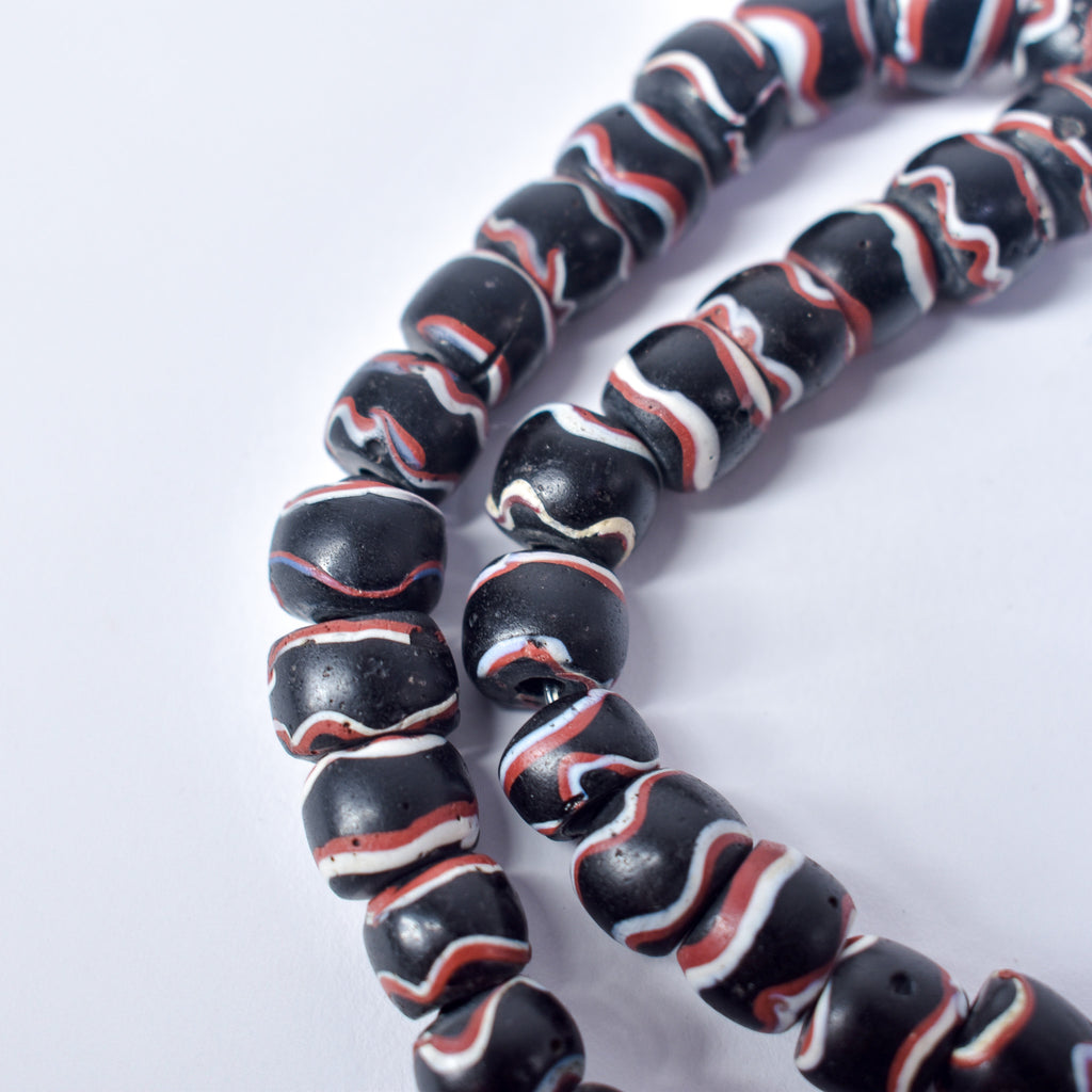 Rattlesnake Venetian Trade Beads