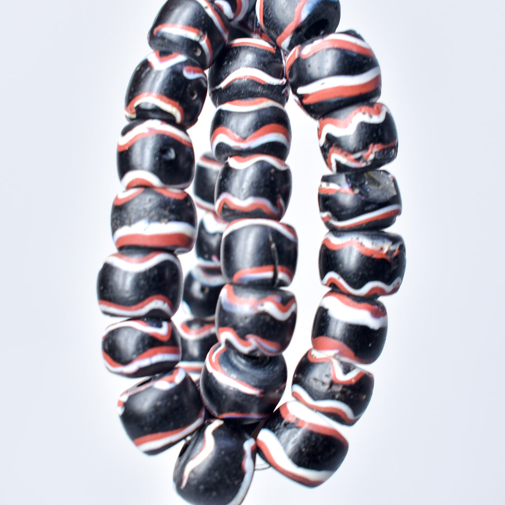 Rattlesnake Venetian Trade Beads