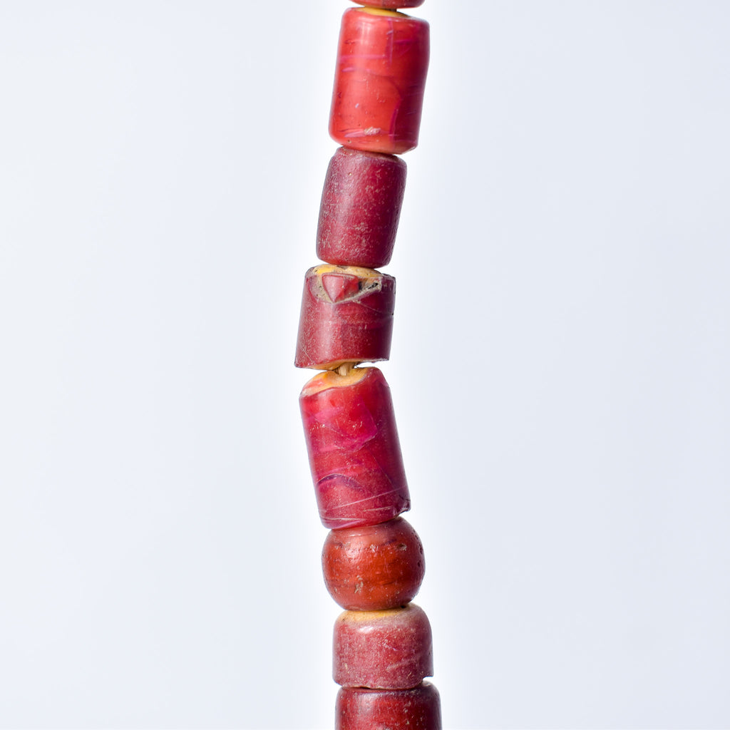 Cornaline d'Aleppo Prize Strand Venetian Trade Beads 30 inch