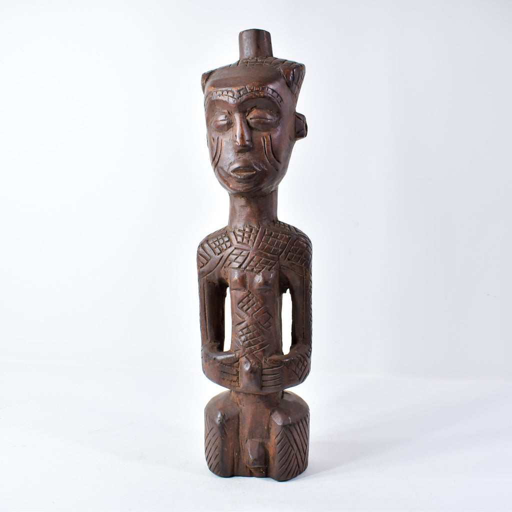 Ndengese Male Wooden Figure Congo