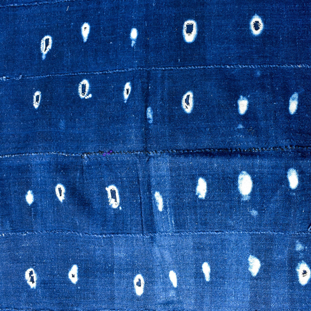 Blue Mudcloth Textile Mali 59x38 Inch