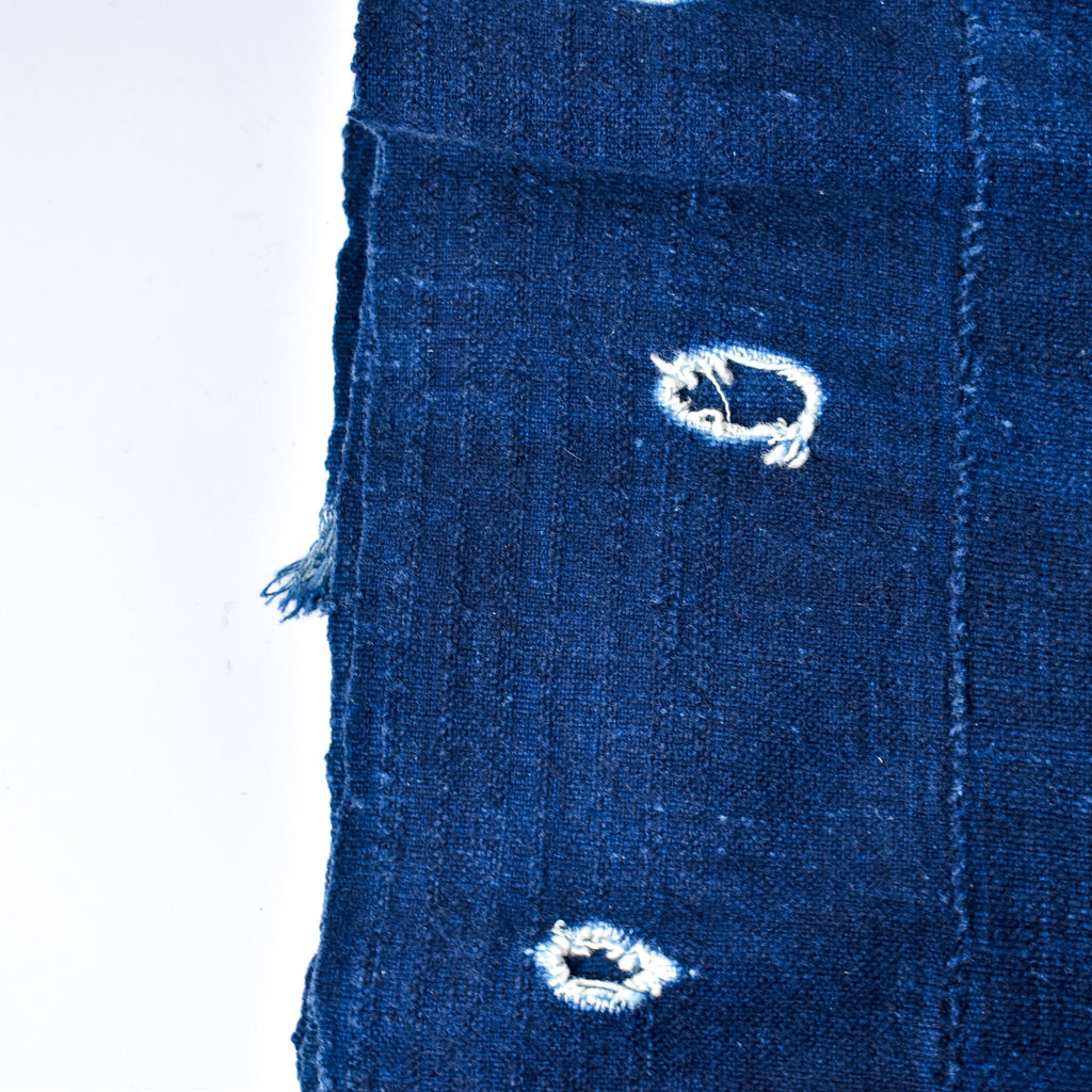 Blue Mudcloth Textile Mali 59x38 Inch