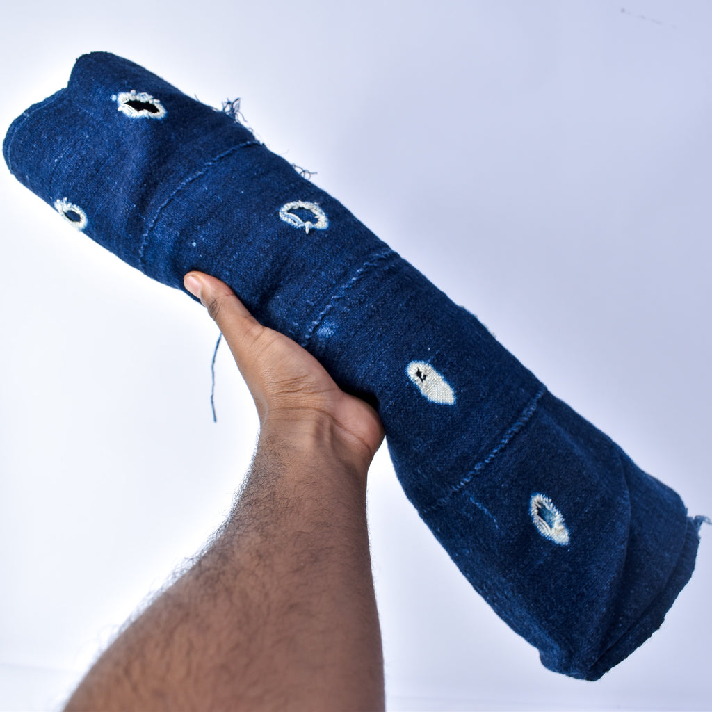Blue Mudcloth Textile Mali 59x38 Inch