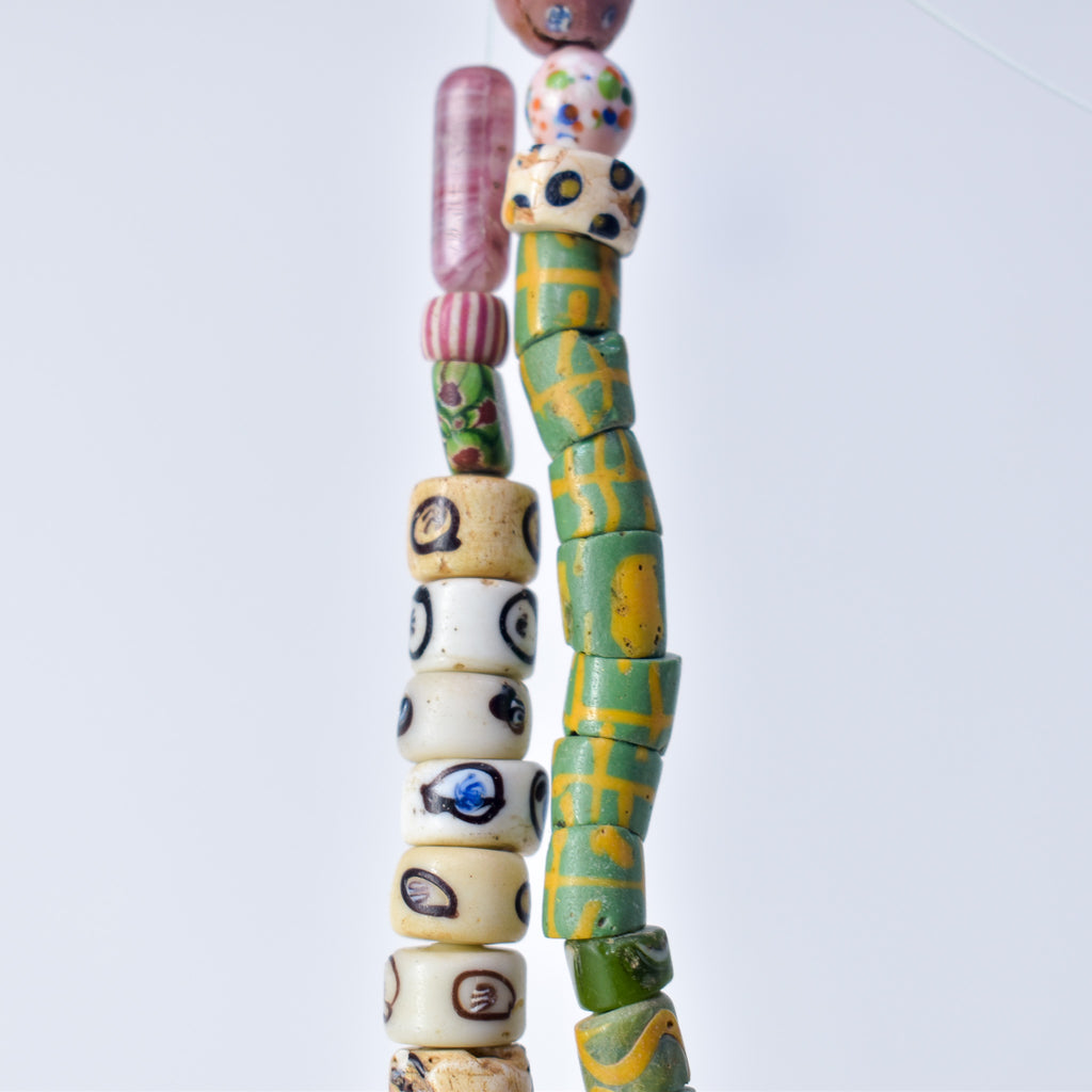 Venetian Mixed Collection Trade Beads 31 Inch