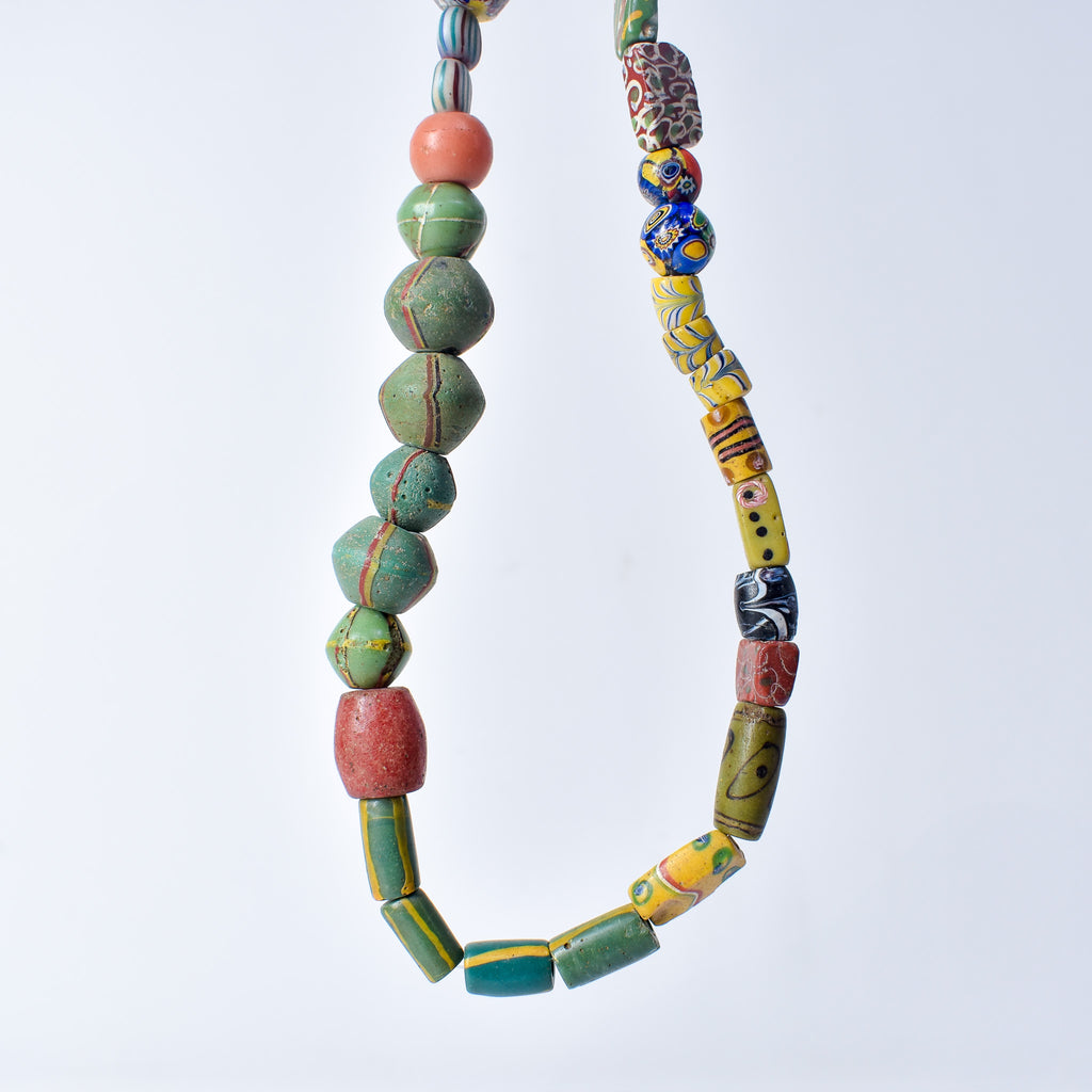 Venetian Mixed Collection Trade Beads 31 Inch