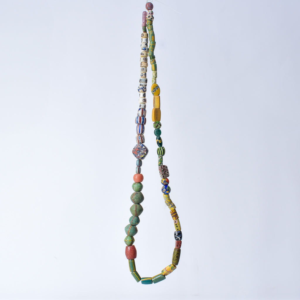 Venetian Mixed Collection Trade Beads 31 Inch
