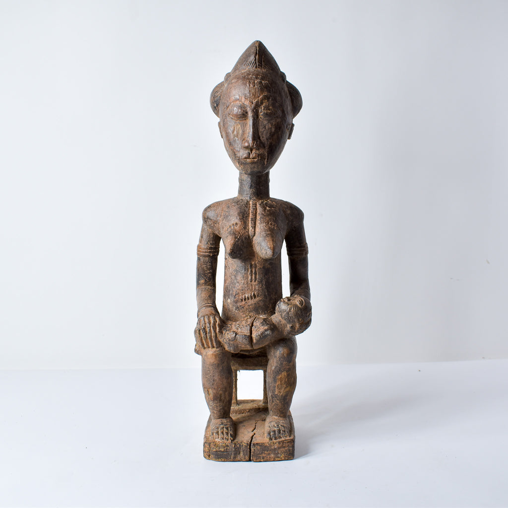 Baule Maternity Wood Figure
