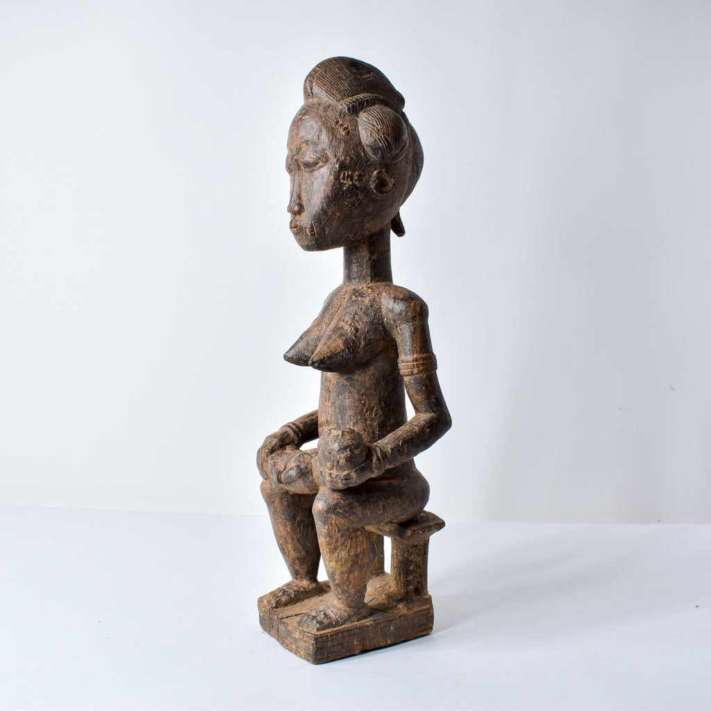 Baule Maternity Wood Figure