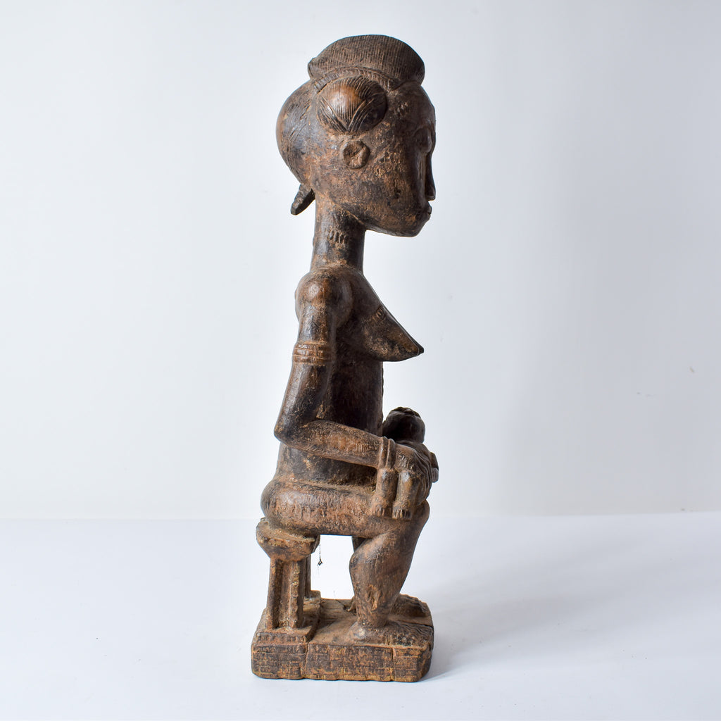 Baule Maternity Wood Figure