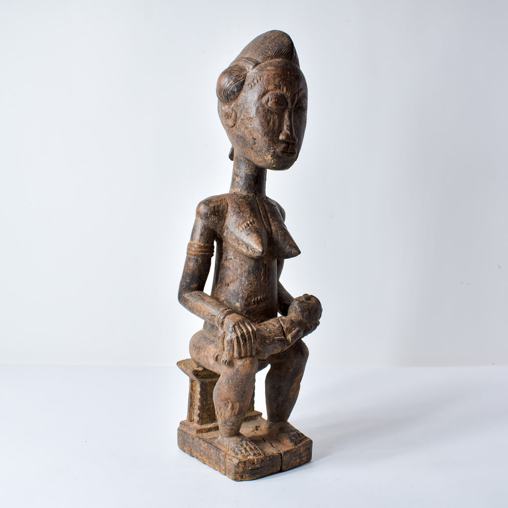 Baule Maternity Wood Figure