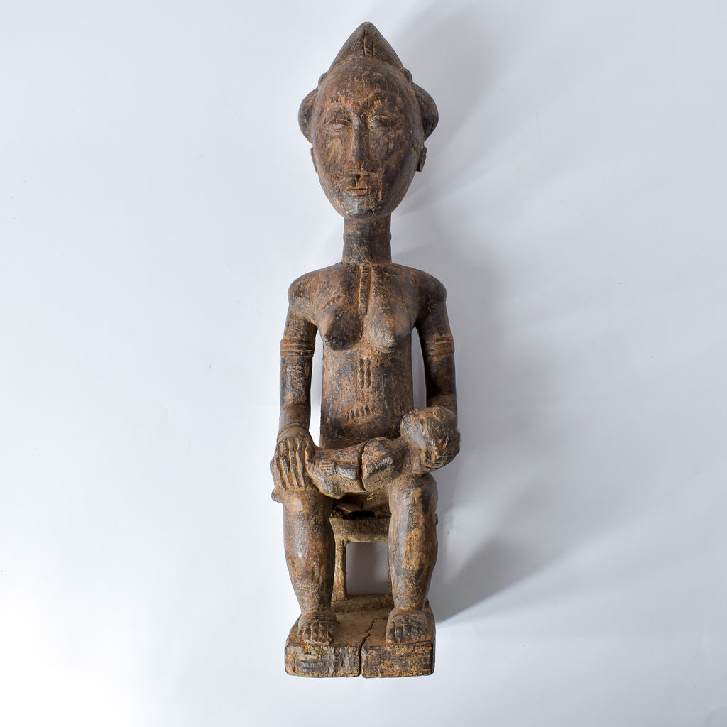Baule Maternity Wood Figure