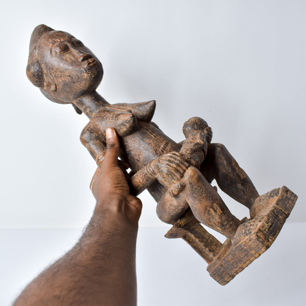 Baule Maternity Wood Figure