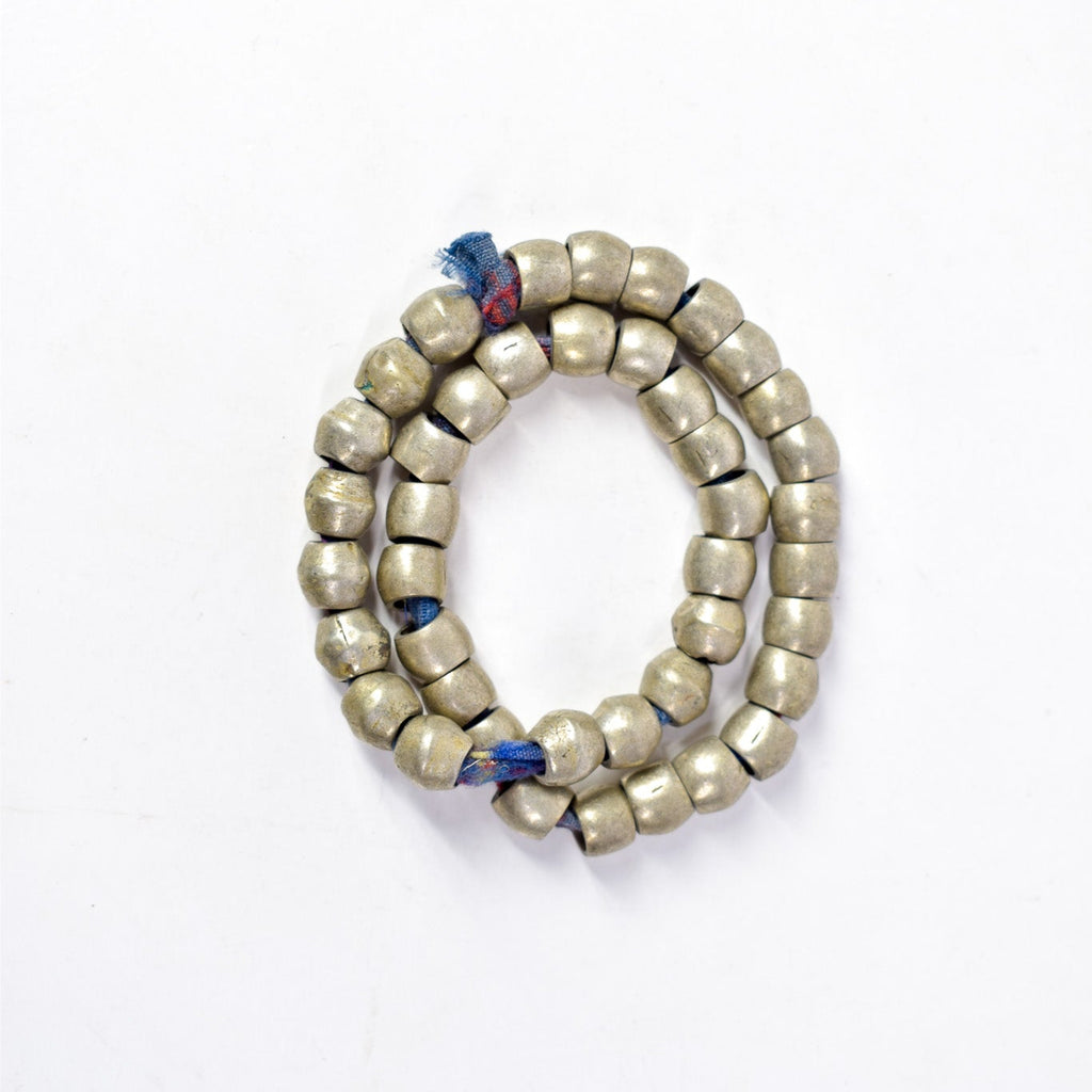 Ethiopian Silver Colored Metal Beads