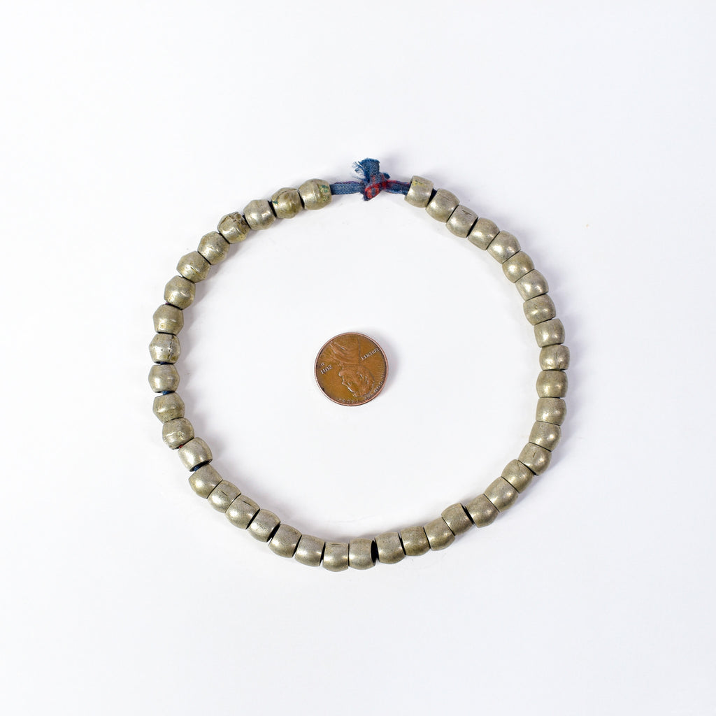 Ethiopian Silver Colored Metal Beads