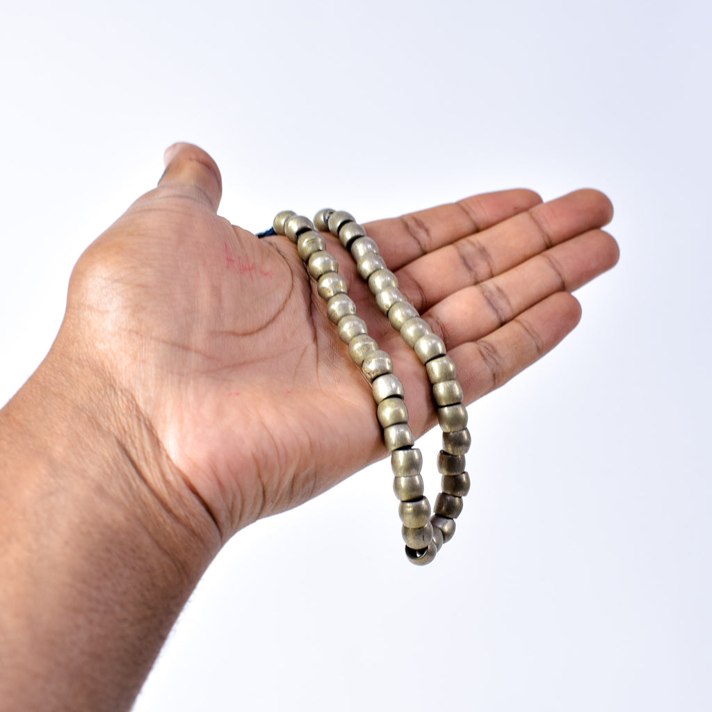 Ethiopian Silver Colored Metal Beads