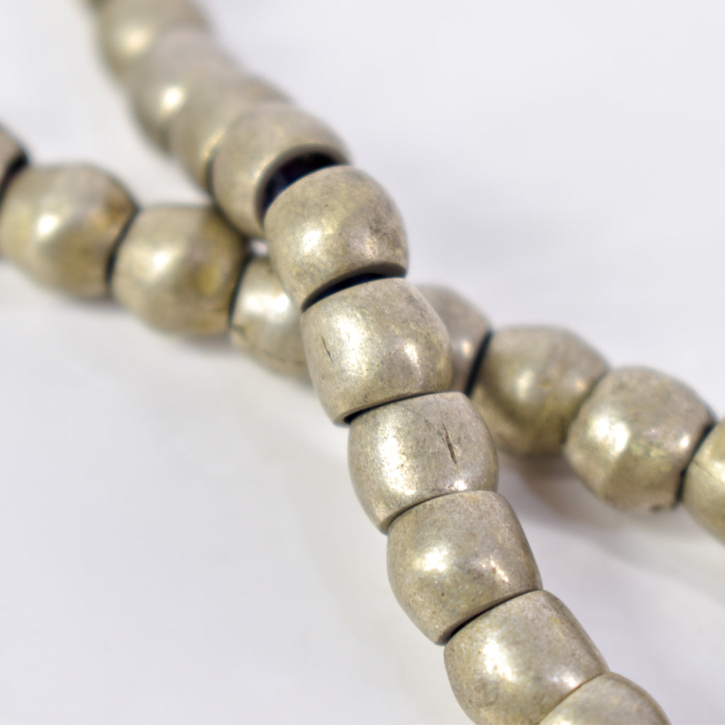 Ethiopian Silver Colored Metal Beads
