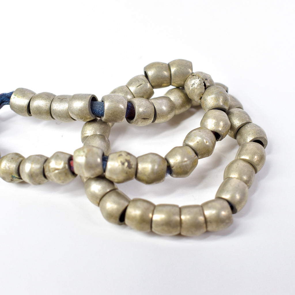 Ethiopian Silver Colored Metal Beads