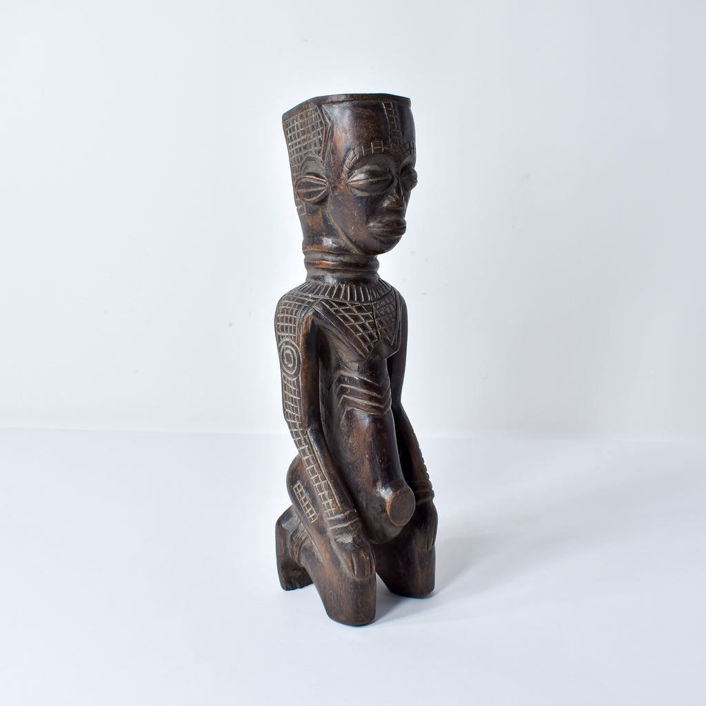 Ndengese Male Wooden Figure Congo