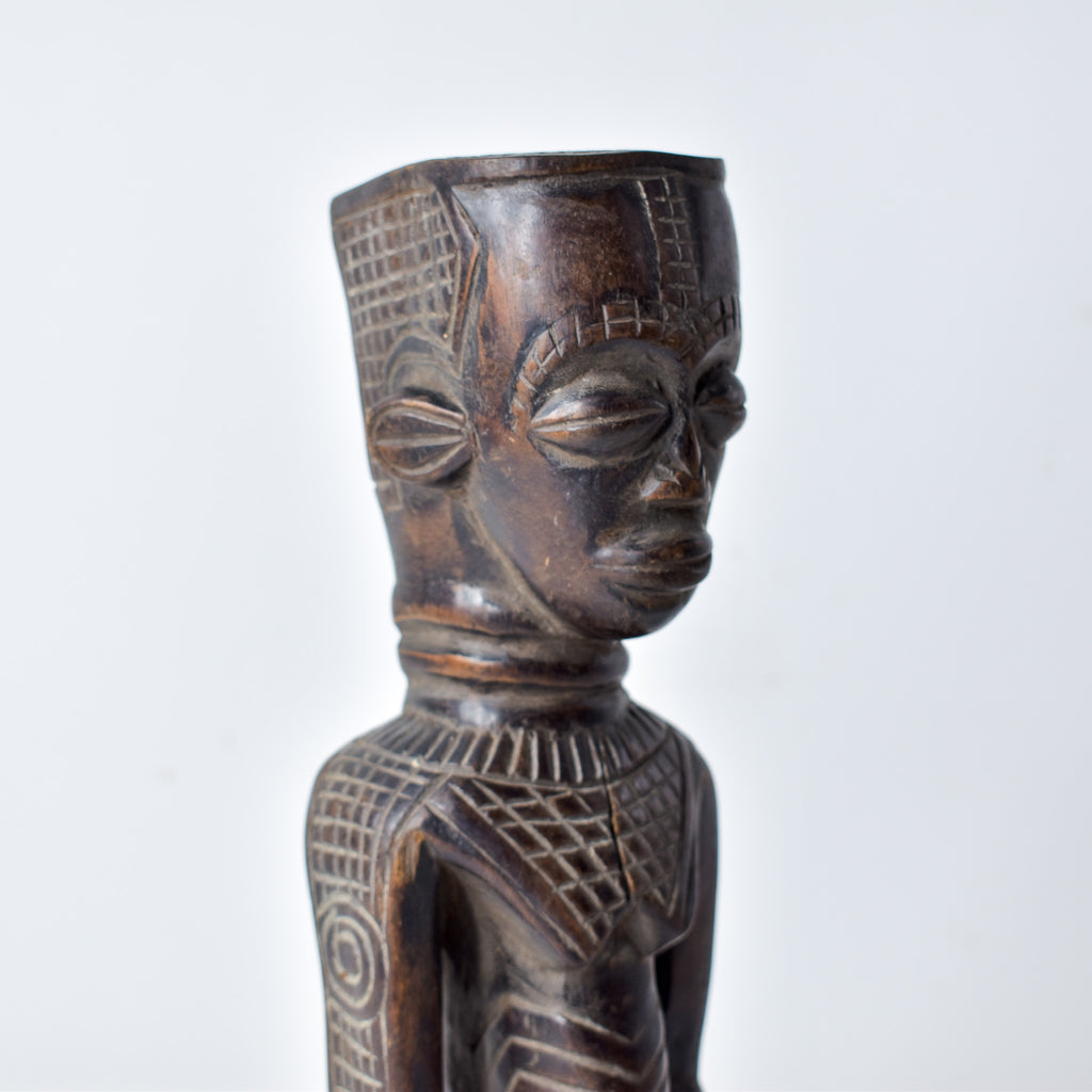 Ndengese Male Wooden Figure Congo
