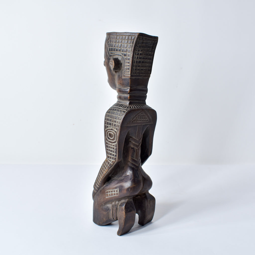 Ndengese Male Wooden Figure Congo