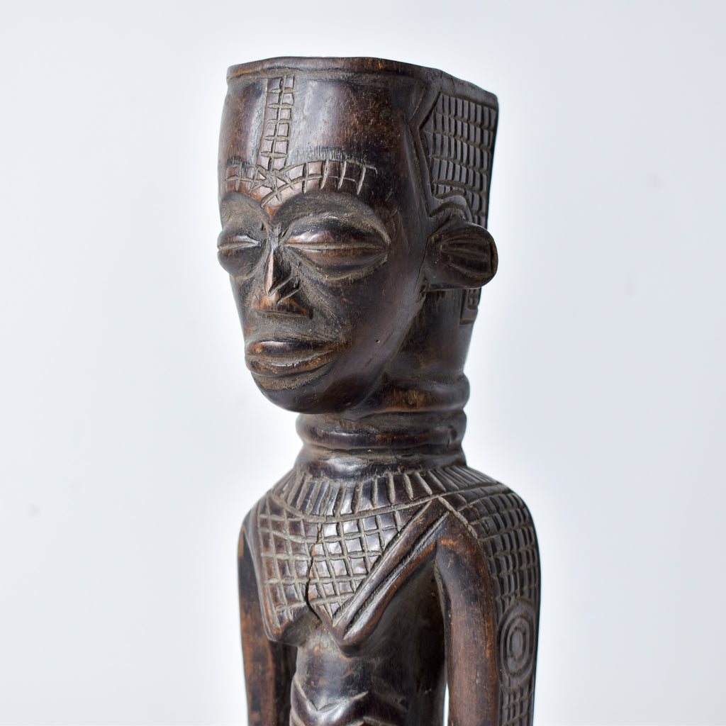 Ndengese Male Wooden Figure Congo