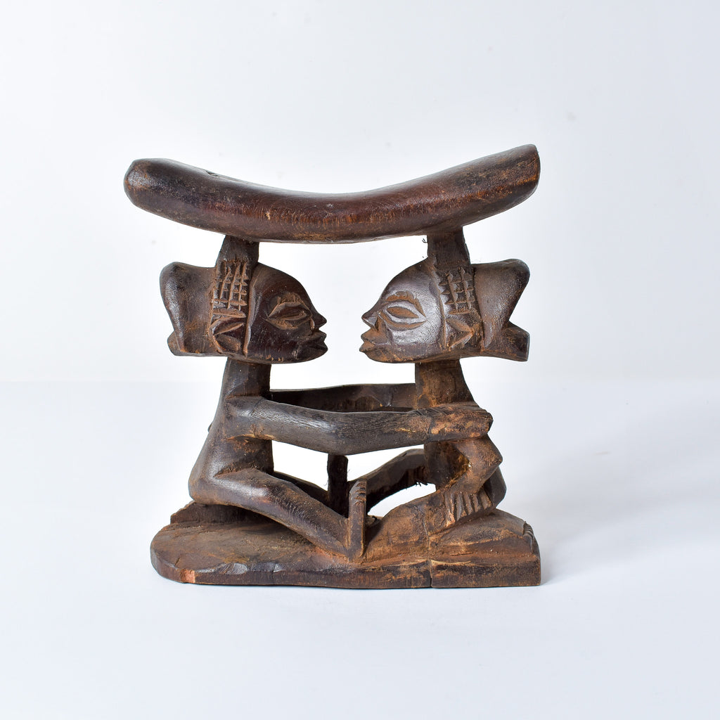 Luba Figural Miniature Headrest Congo