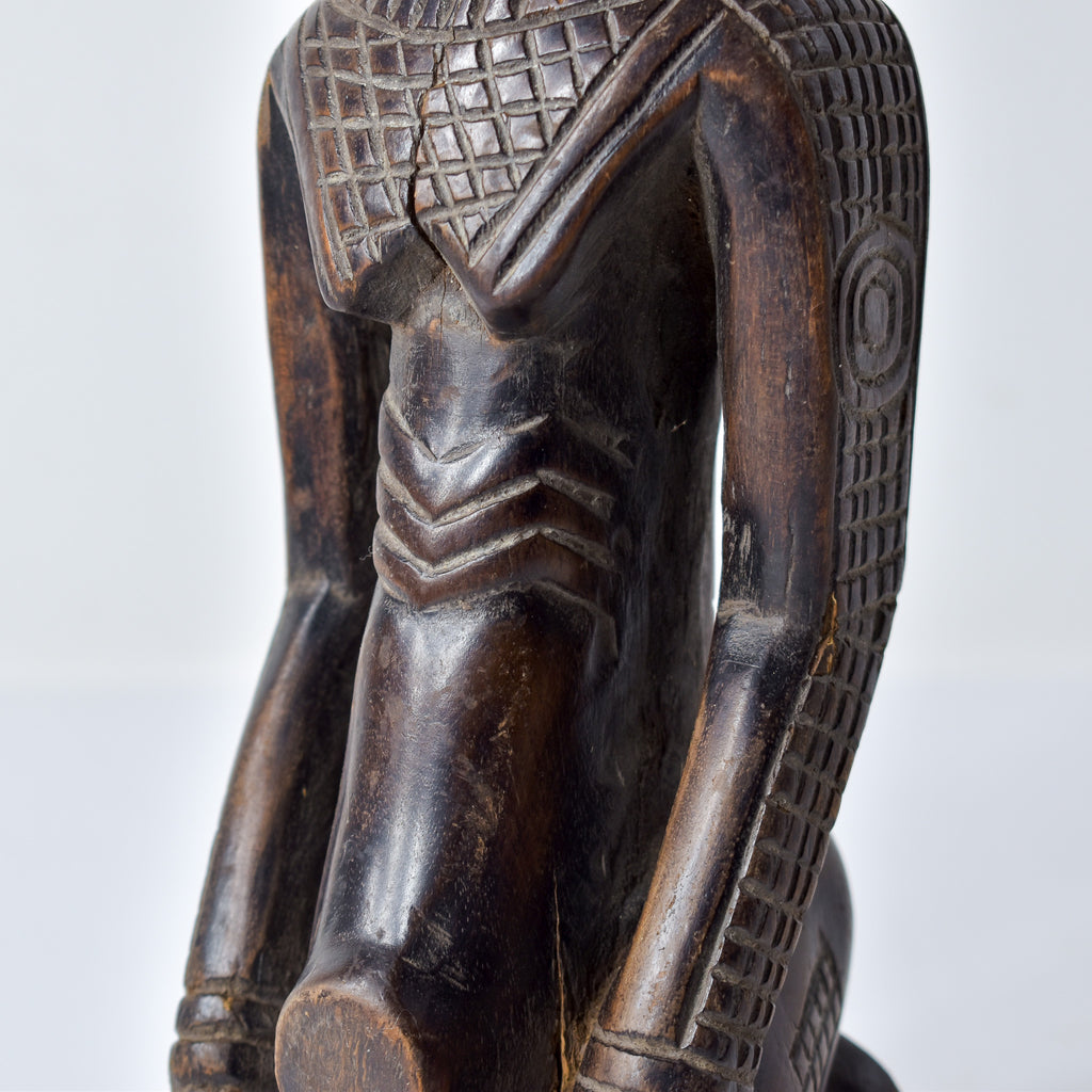 Ndengese Male Wooden Figure Congo
