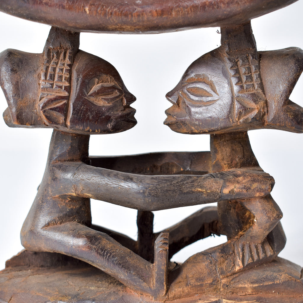 Luba Figural Miniature Headrest Congo