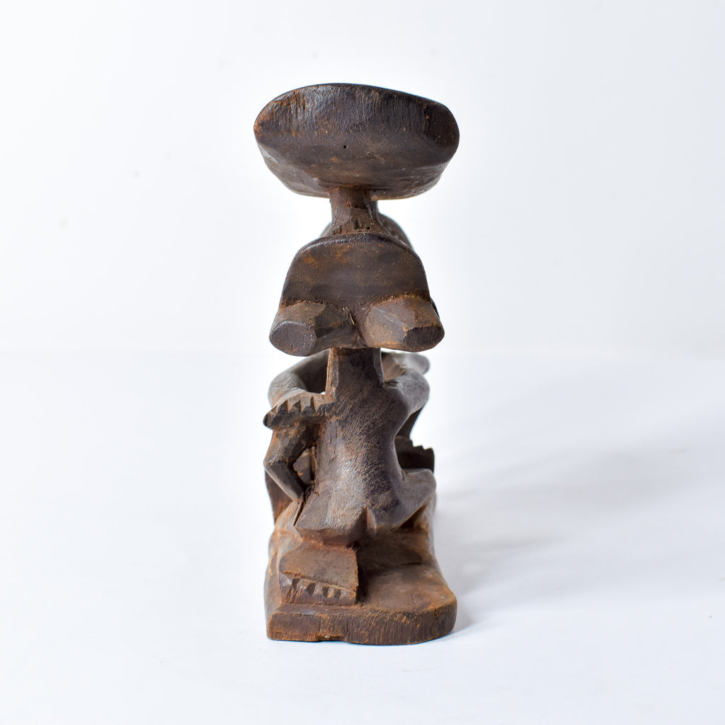 Luba Figural Miniature Headrest Congo