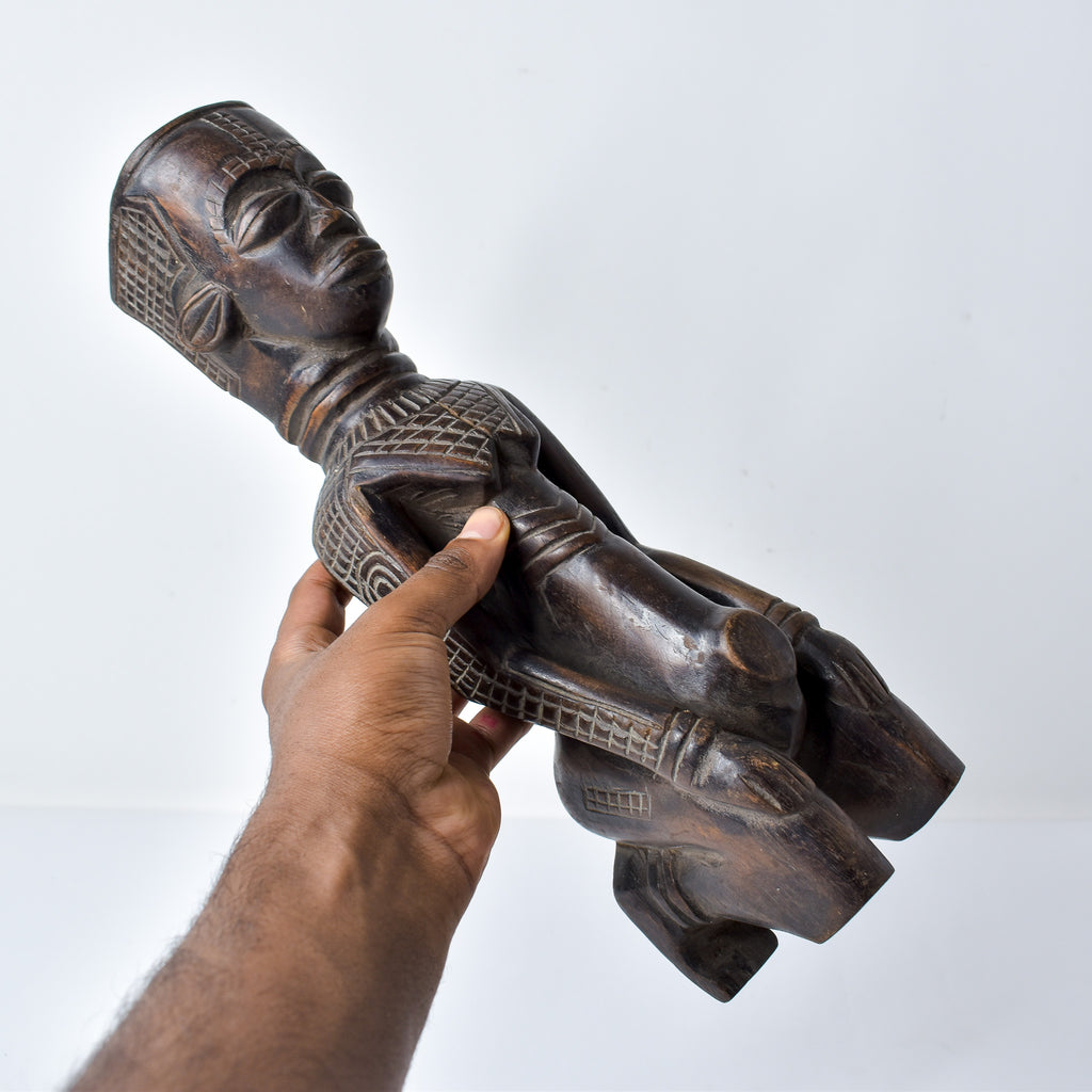 Ndengese Male Wooden Figure Congo