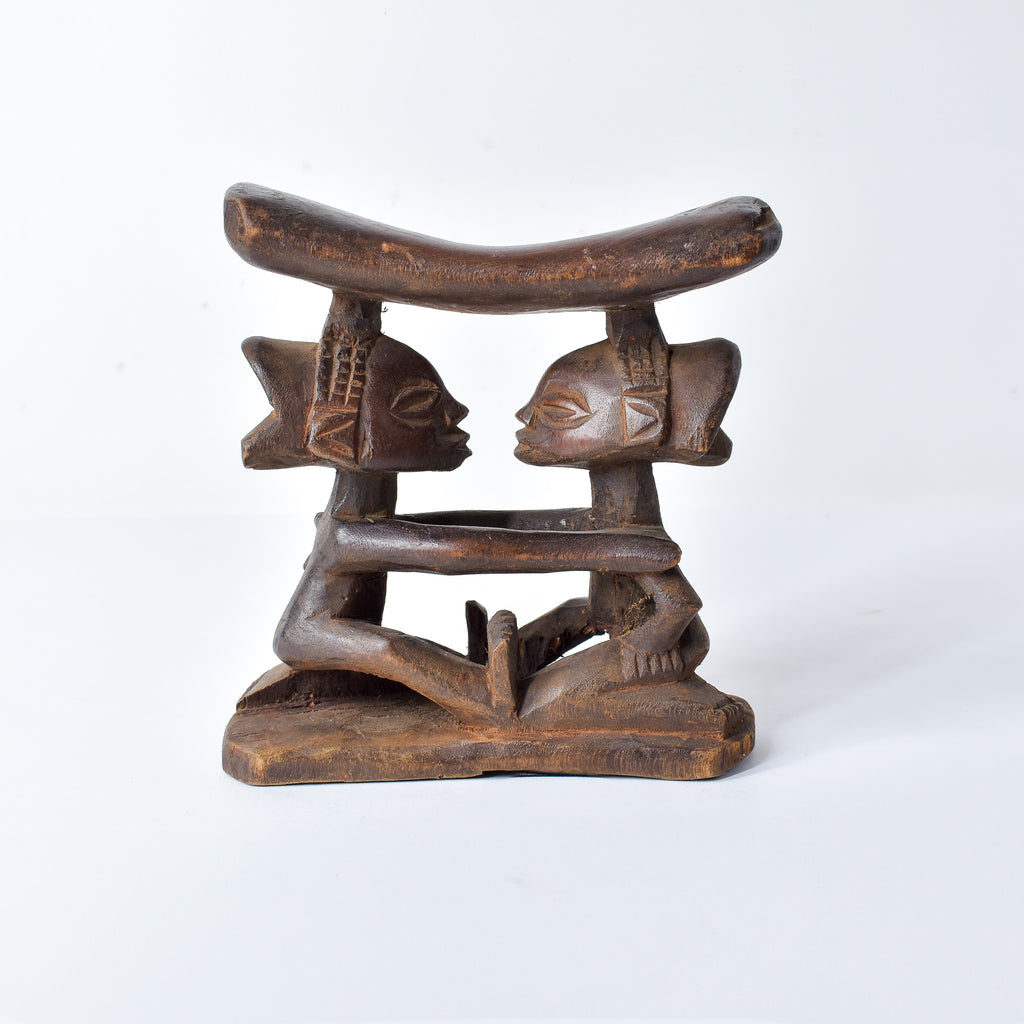Luba Figural Miniature Headrest Congo